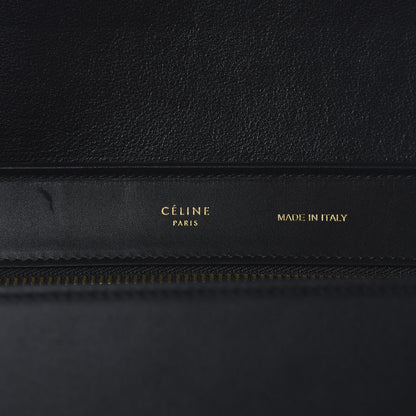 Celine Drummed Calfskin Suede Medium Tri-color Trapeze Indigo 8 of 10