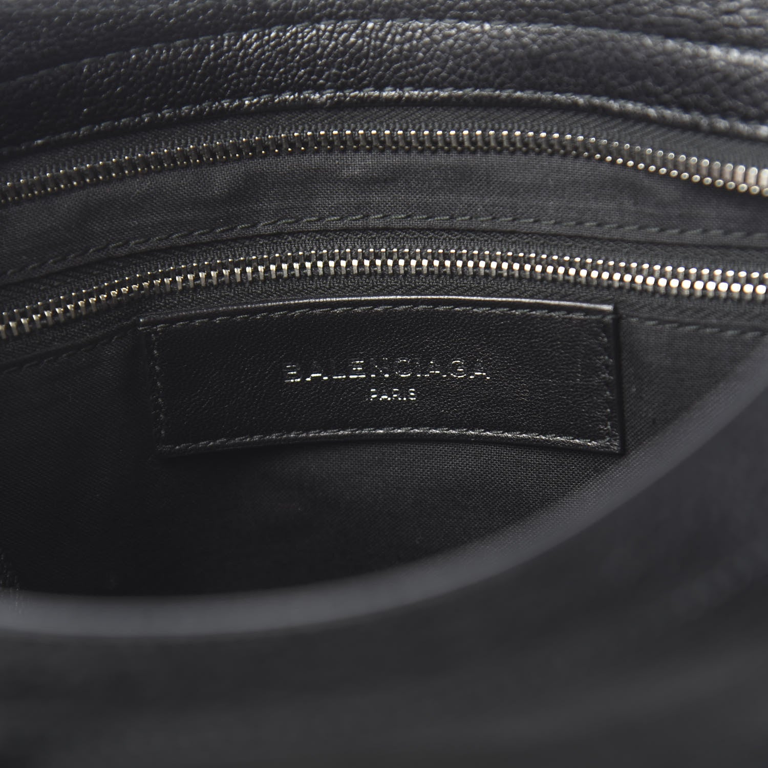 Balenciaga Chevre Silver Metallic Edge Hardware S City Black 7 of 12