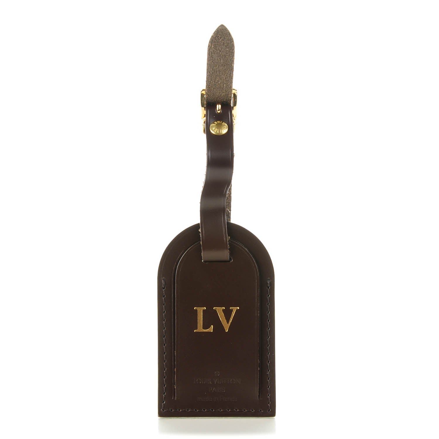 Louis Vuitton Calfskin Ebene Luggage Tag 1 of 3