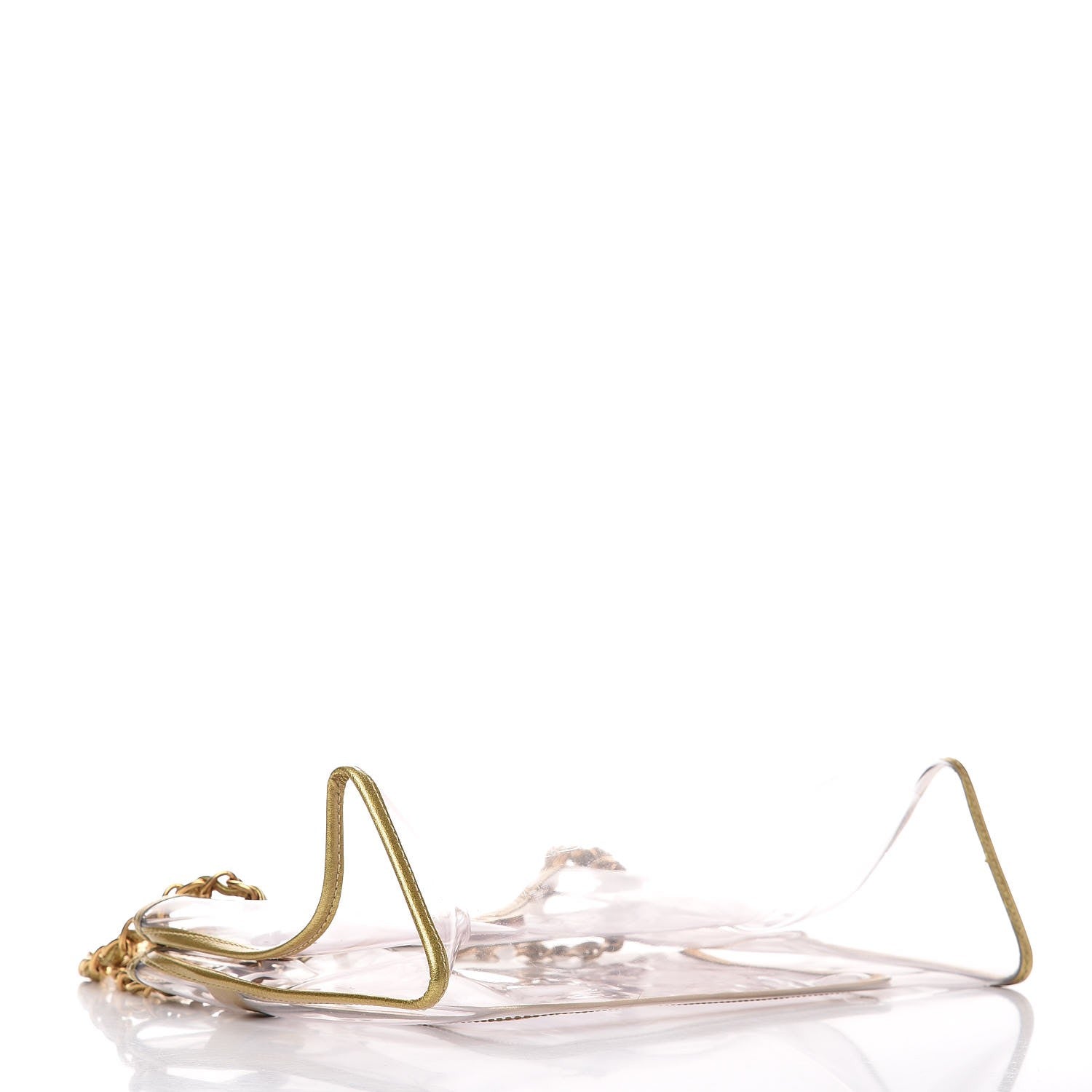 Chanel Vinyl Naked Tote Gold 4 of 8