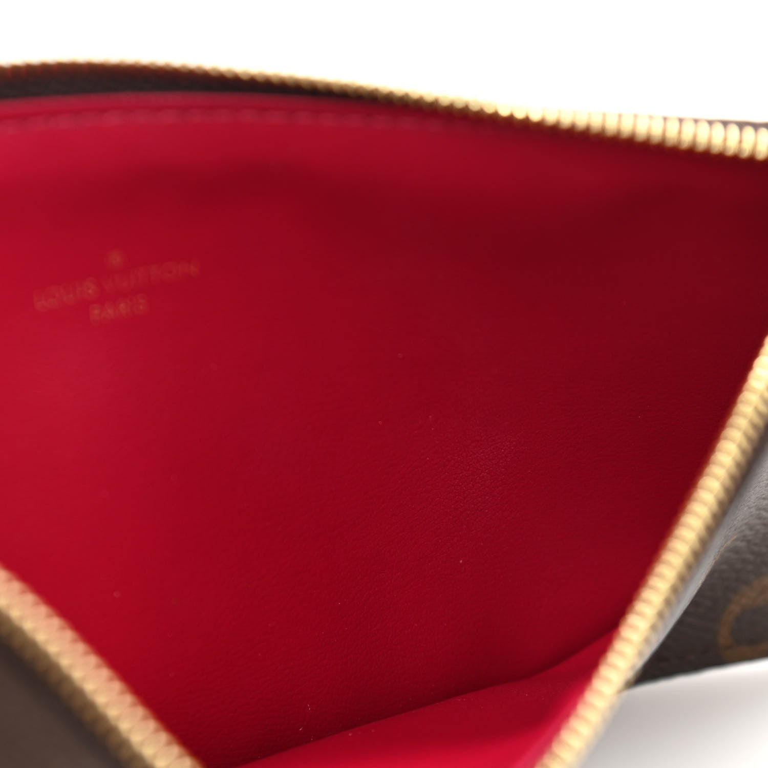 Louis Vuitton Monogram Pochette Felicie Chain Wallet Fuchsia 12 of 15