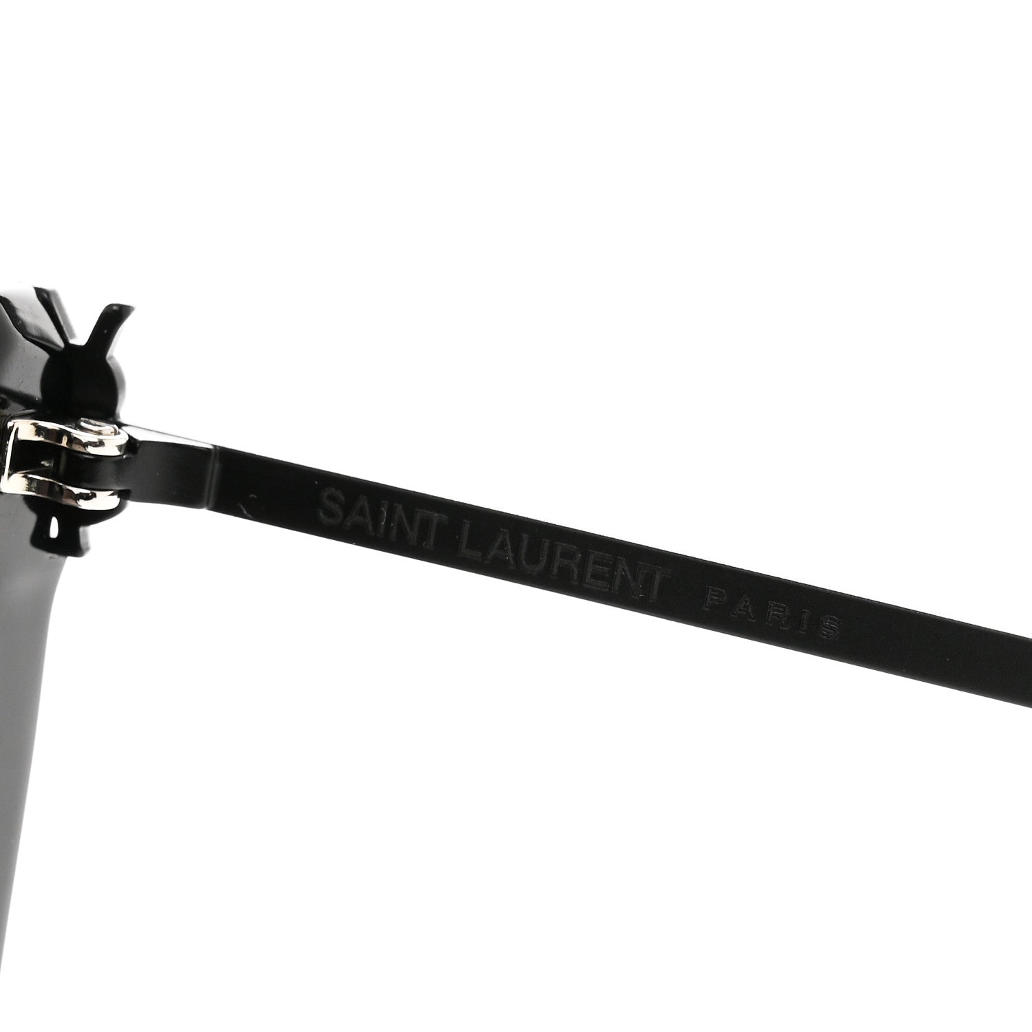 Saint Laurent Square Acetate Metal SLM48S Sunglasses Black 7 of 7