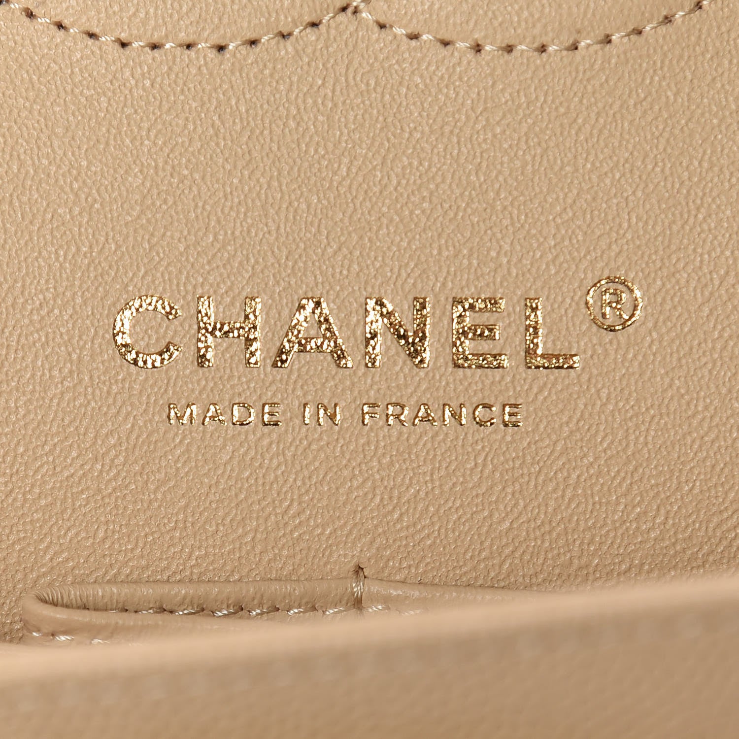 Chanel Caviar Quilted Medium Double Flap Beige Clair 6 of 10