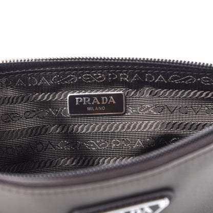 Prada Tessuto Nylon Saffiano Wristlet Grey 7 of 8