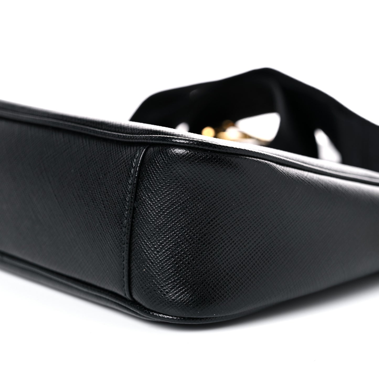 Saffiano Lux Re-Edition 2005 Shoulder Bag Black
