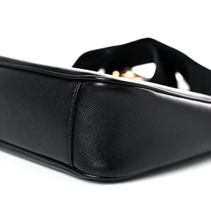 Prada Saffiano Lux Re-Edition 2005 Shoulder Bag Black 7 of 7