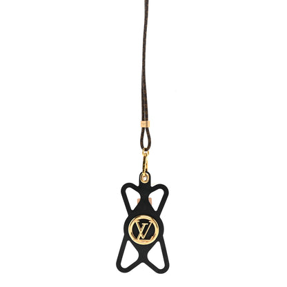 Louis Vuitton Monogram Silicone Louise Phone Holder Black 2 of 6