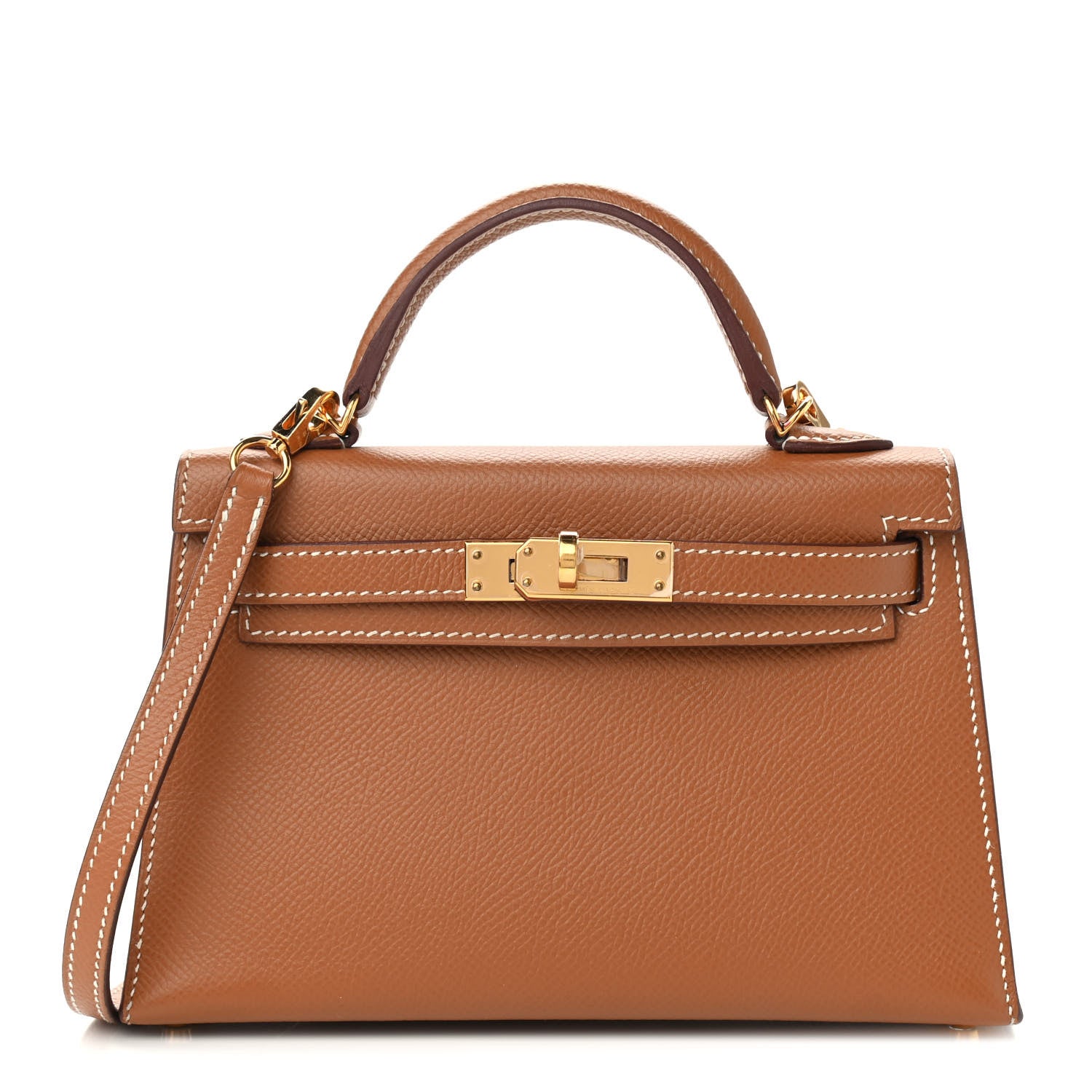 Hermes Epsom Mini Kelly Sellier 20 Gold 1 of 33