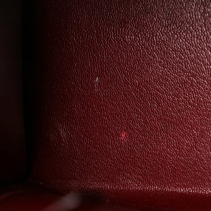 Hermes Ostrich Kelly Sellier 28 Rouge H 13 of 16