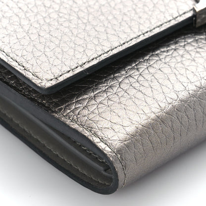 Louis Vuitton Taurillon Capucines Compact Wallet Silver 7 of 11