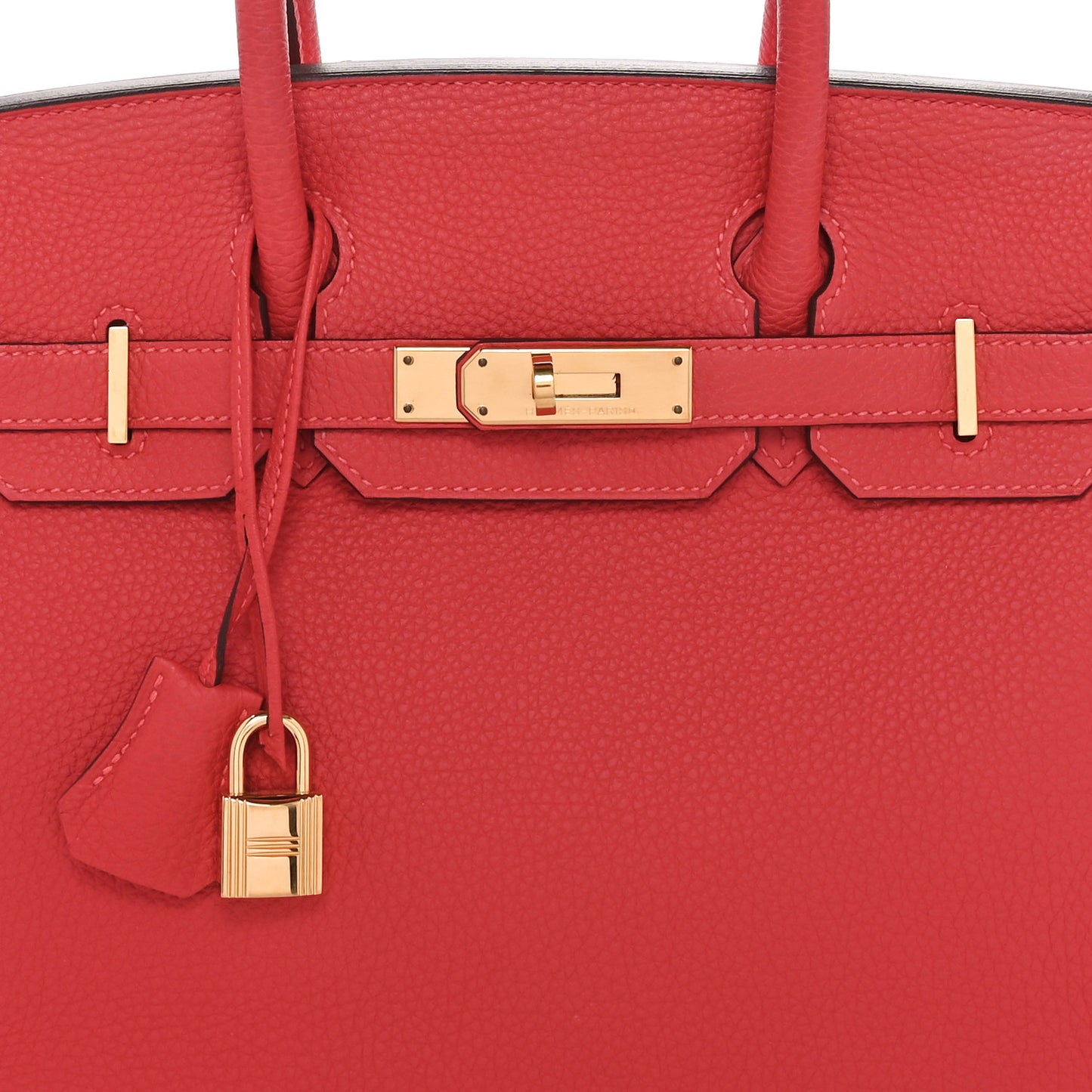 Togo Birkin 30 Rouge Pivoine