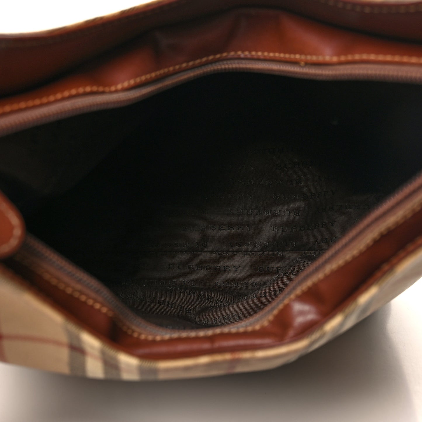Haymarket Check Shoulder Bag Tan