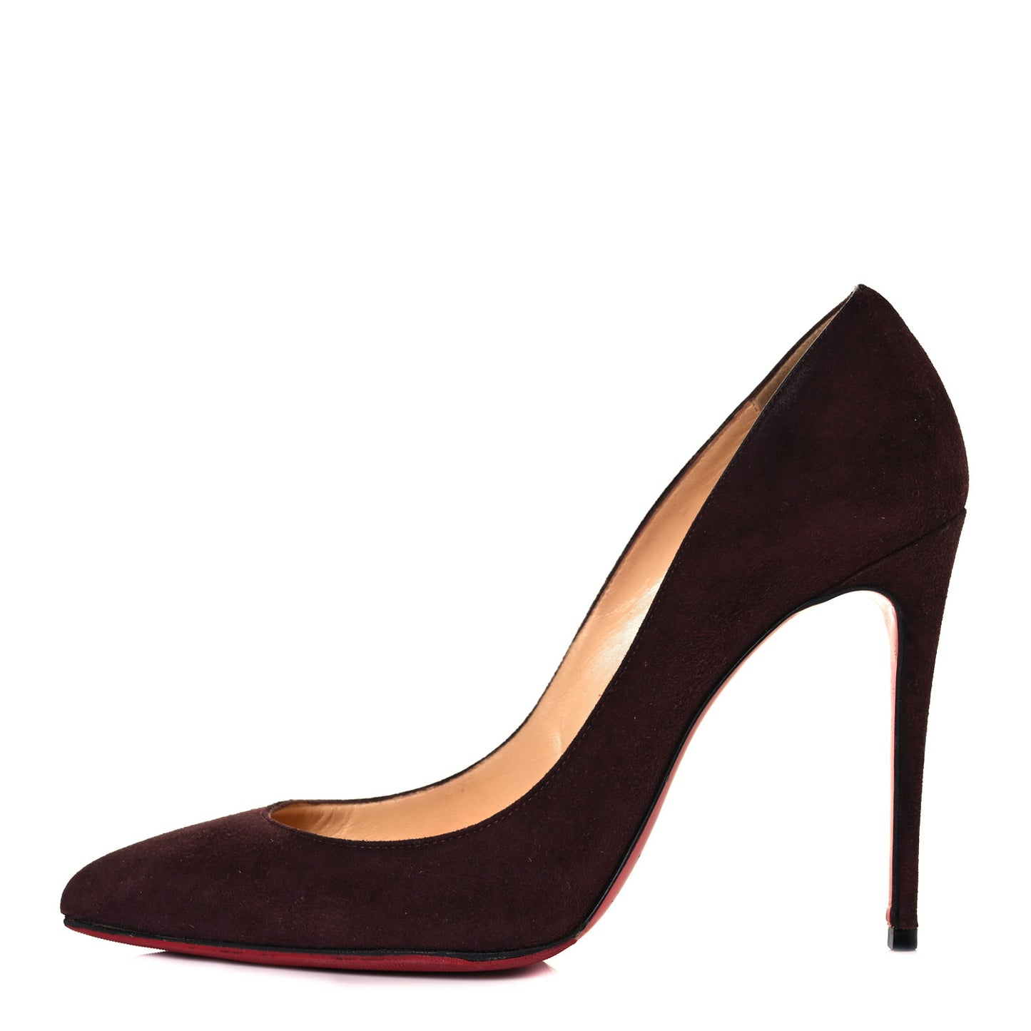 Suede Pigalle Follies 100 Pumps 38.5 Cramoisi