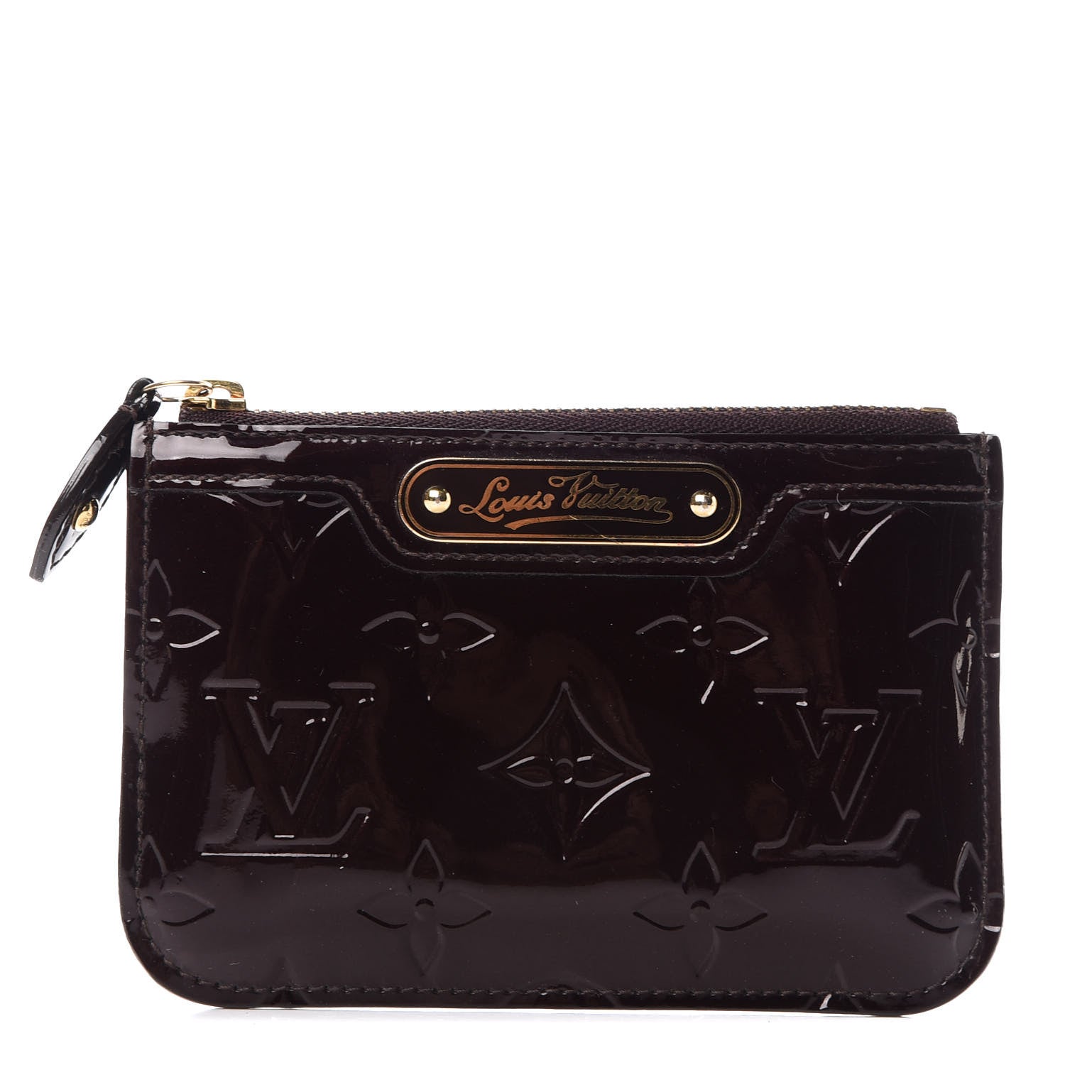 Louis Vuitton Vernis Key Pouch Amarante 1 of 8