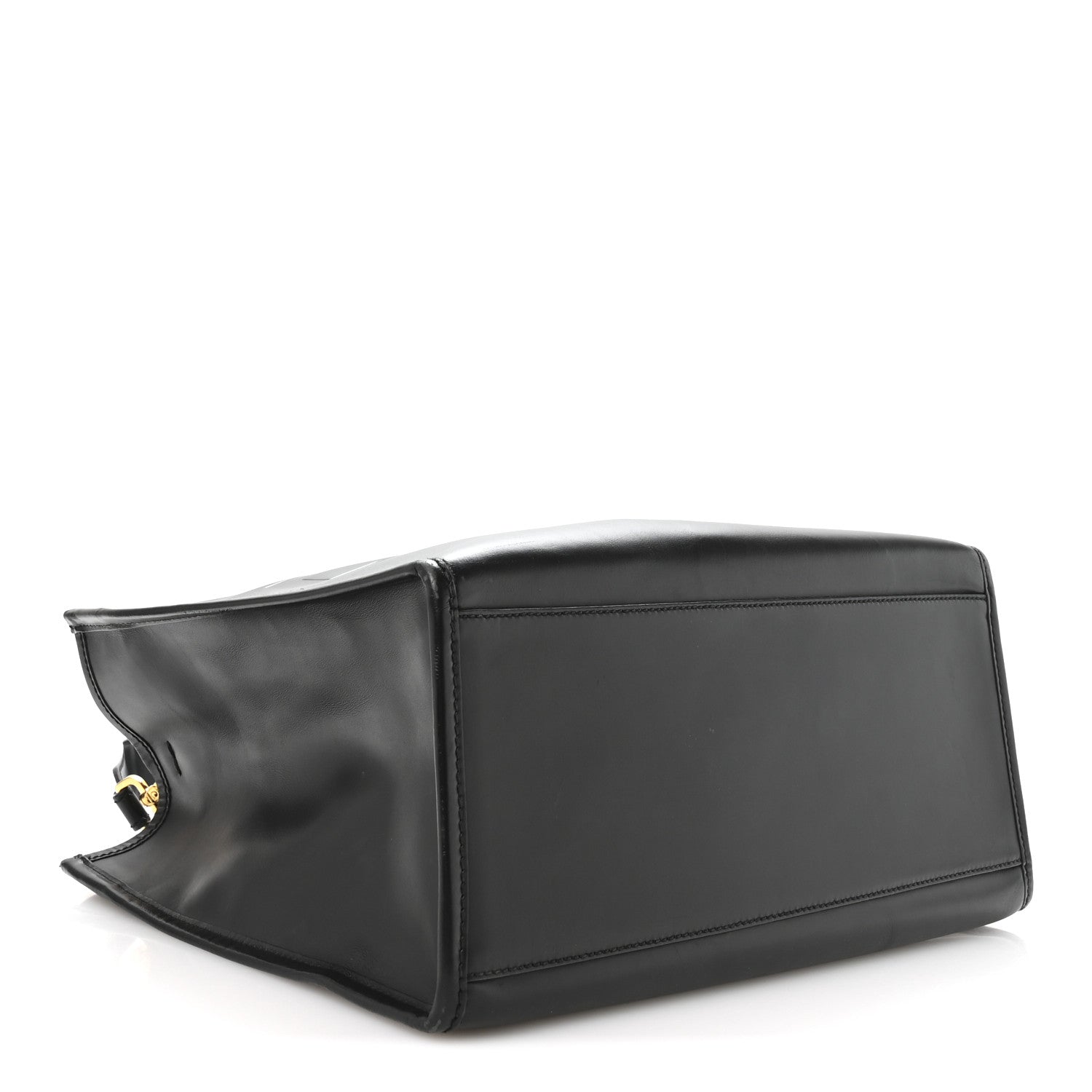 Fendi Vitello King Plexiglass Medium Fendi Sunshine Shopper Tote Black 4 of 9