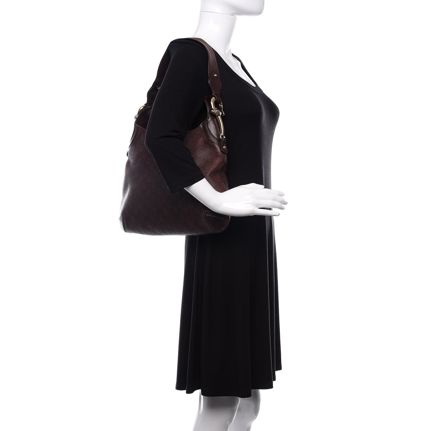 Guccissima Creole Hobo Chocolate