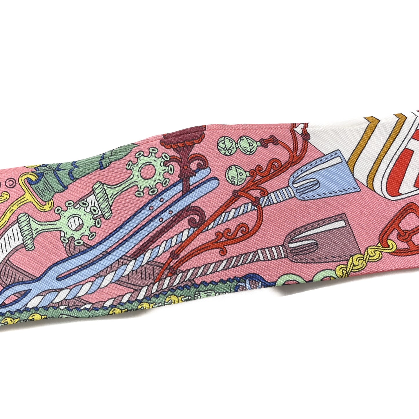 Silk Bouquets Selliers Twilly Rose Bleu Rouge Multi
