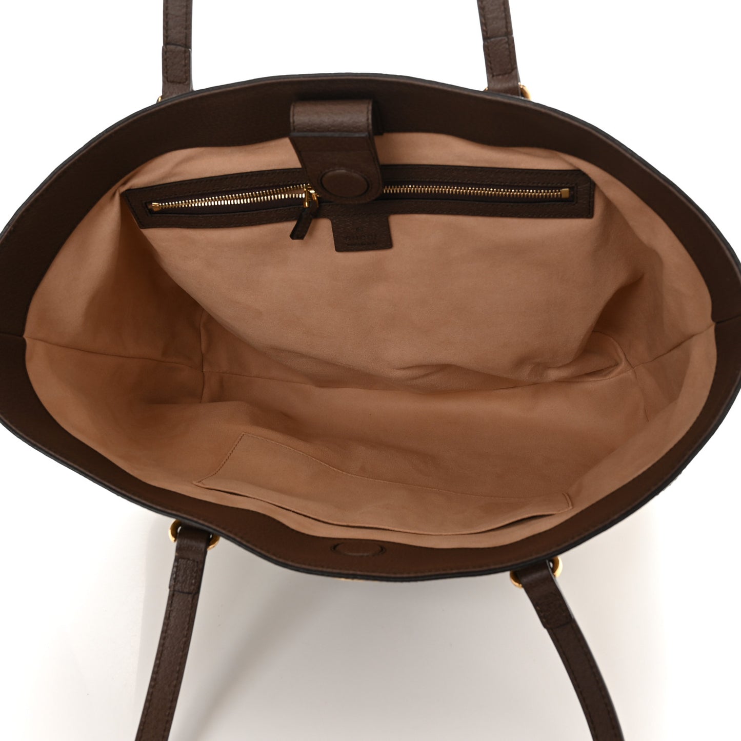 GG Supreme Monogram Textured Calfskin Web Medium Ophidia Shopping Tote Beige Ebony New Acero