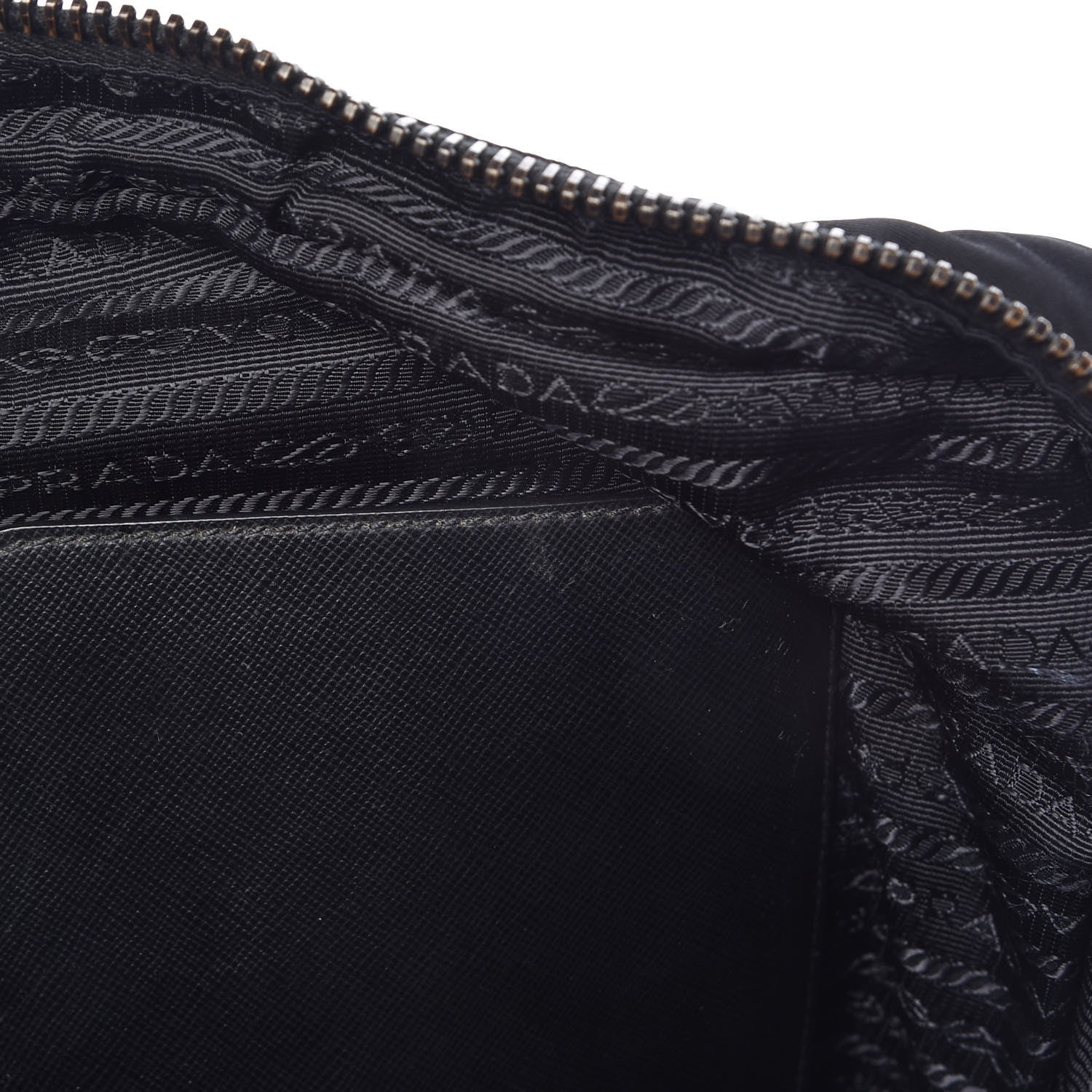 Prada Tessuto Nylon Saffiano Metal Triangle Logo Work Bag Black 10 of 34