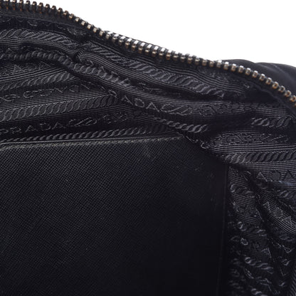 Prada Tessuto Nylon Saffiano Metal Triangle Logo Work Bag Black 10 of 34