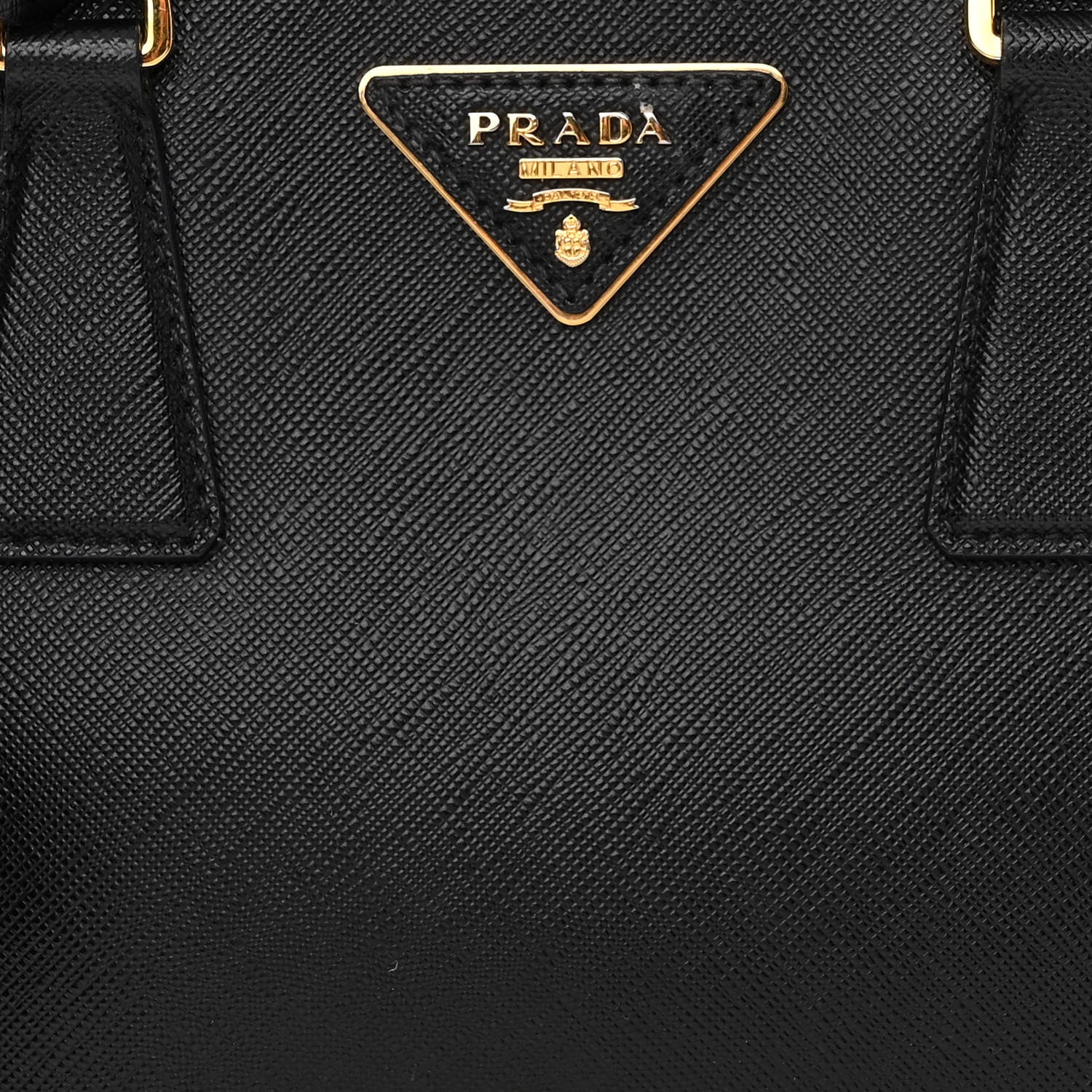 Prada Saffiano Lux Mini Galleria Double Zip Tote Black 8 of 11