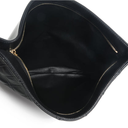 Chanel Calfskin Stitched Thin City Clutch Black 6 of 8