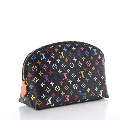 Louis Vuitton Monogram Multicolor Cosmetic Pouch Black Grenade 3 of 7