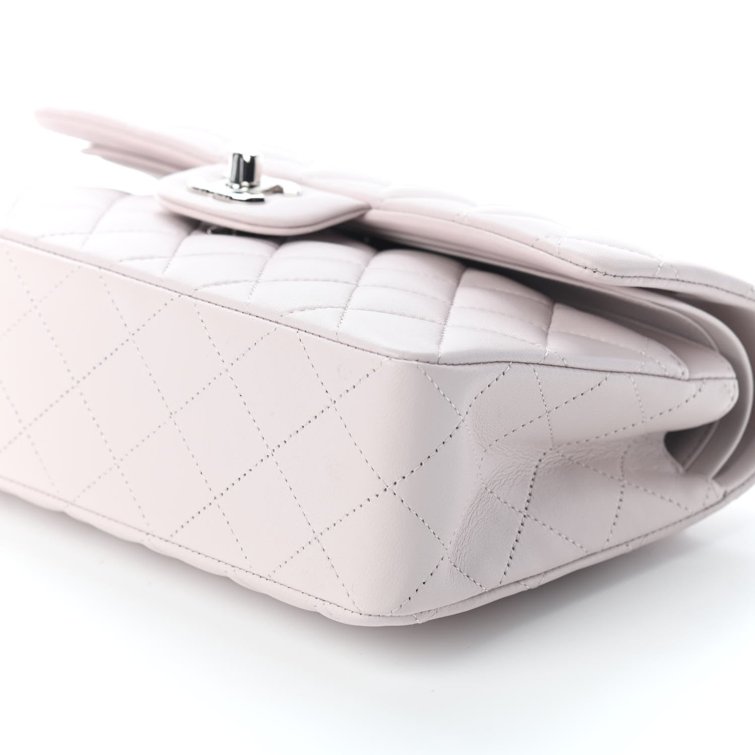Chanel Lambskin Quilted Small Double Flap Light Purple 9 of 9