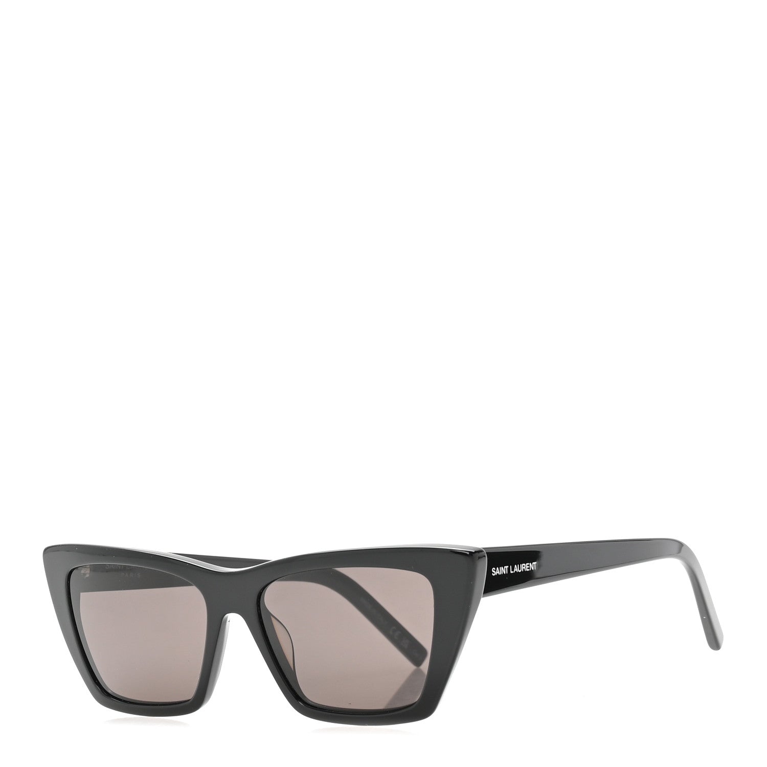 Saint Laurent Acetate Mica Cat Eye Sunglasses SL 276 Black 1 of 8