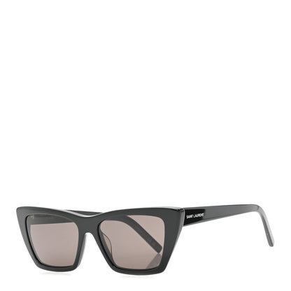 Saint Laurent Acetate Mica Cat Eye Sunglasses SL 276 Black 1 of 8