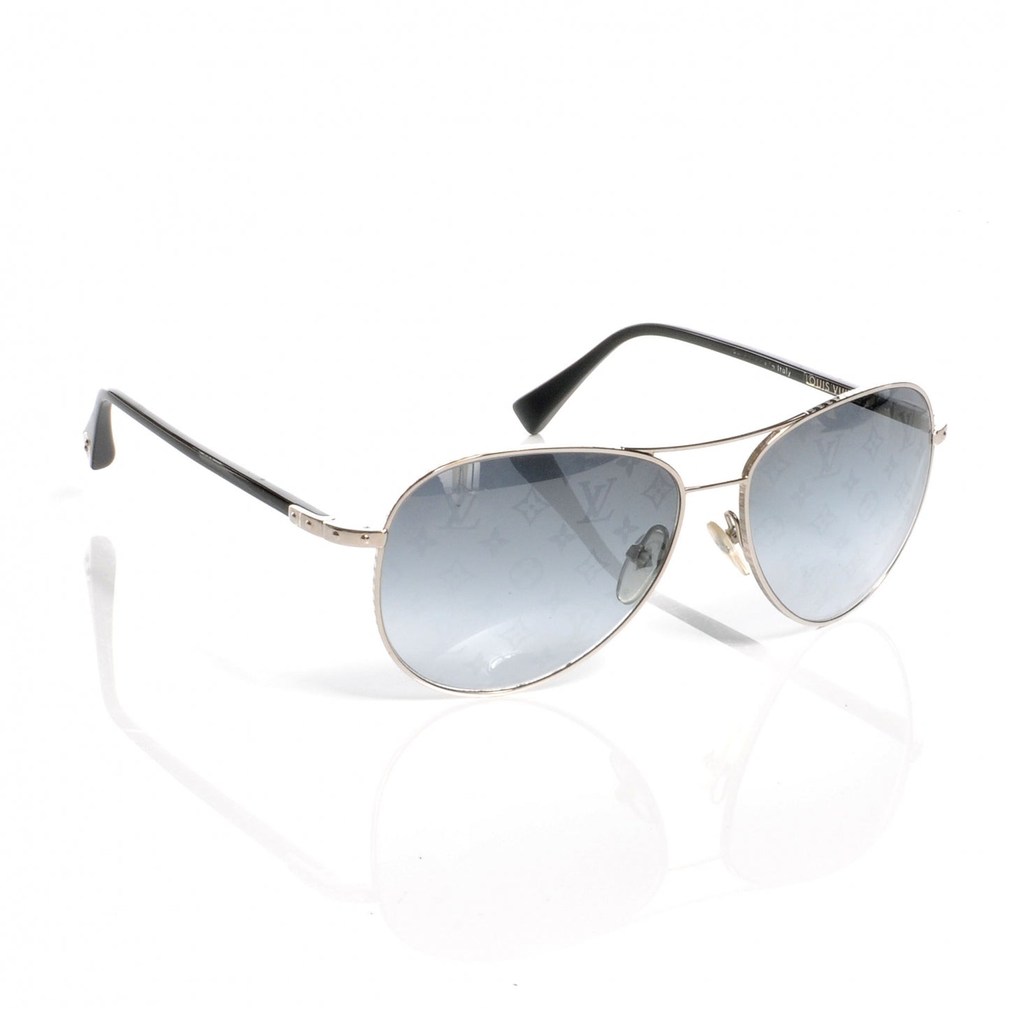 Conspiration Pilote Aviator Sunglasses Argent
