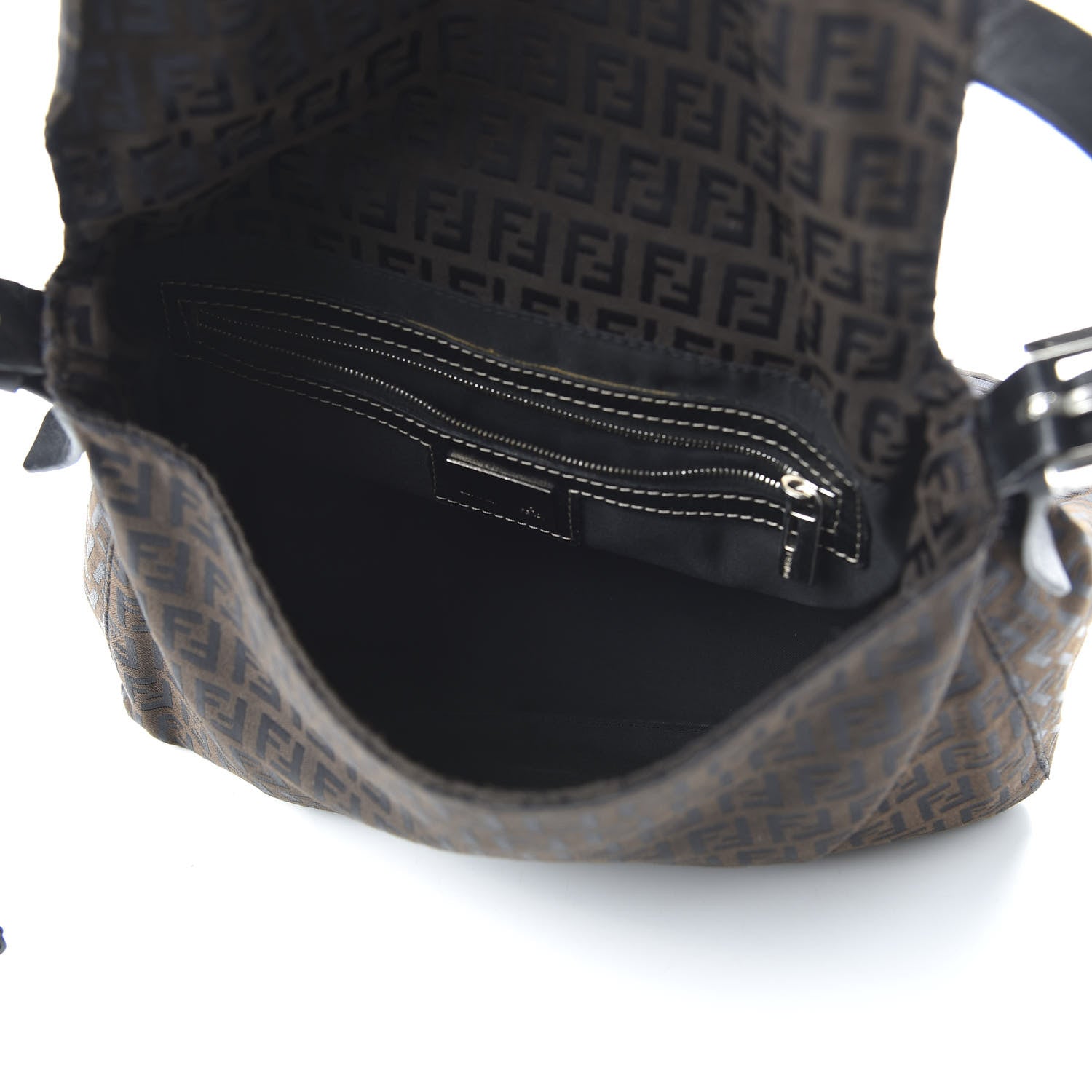 Fendi Zucchino Mama Baguette Brown 5 of 9