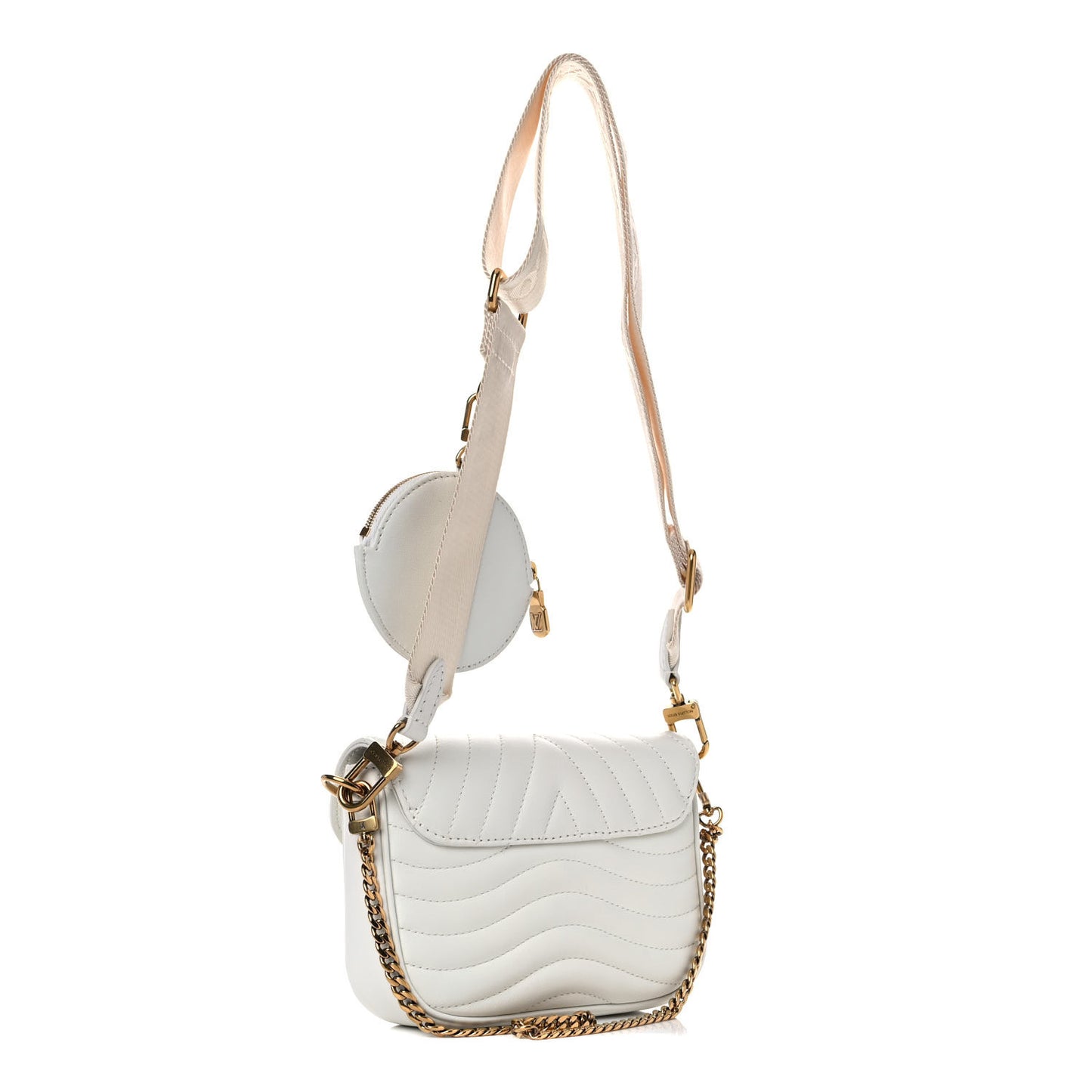 Calfskin New Wave Multi Pochette Snow