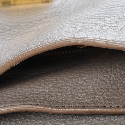 Miu Miu Cervo Front Buckle Satchel Taupe 8 of 8