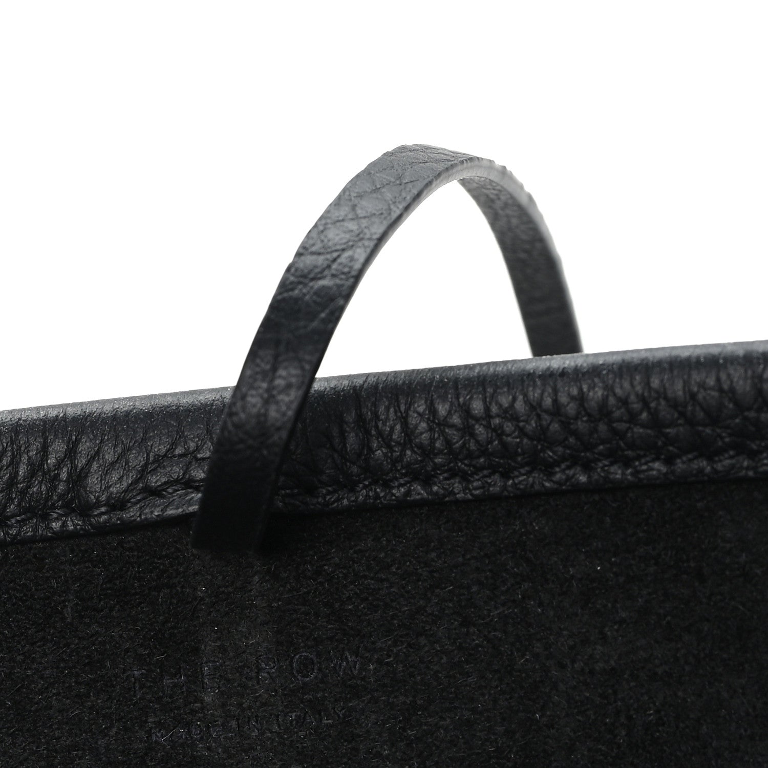 The Row Grained Calfskin Small N/S Park Tote Black 6 of 9