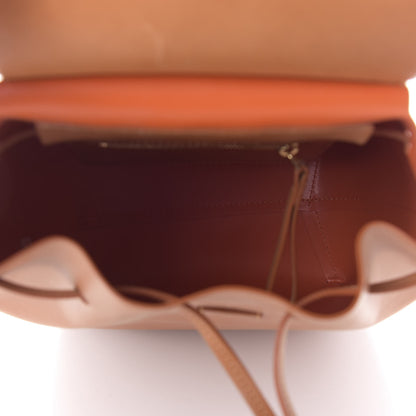 Mansur Gavriel Vegetable Tanned Calfskin Mini Backpack Cammello Orange 4 of 9