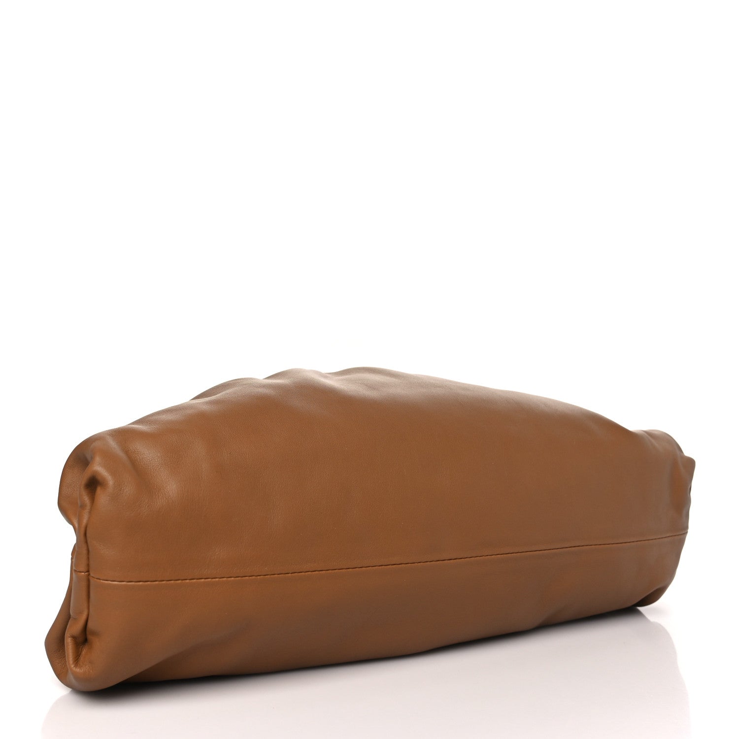 Bottega Veneta Smooth Butter Calf The Pouch Oversized Clutch Cammello 4 of 10