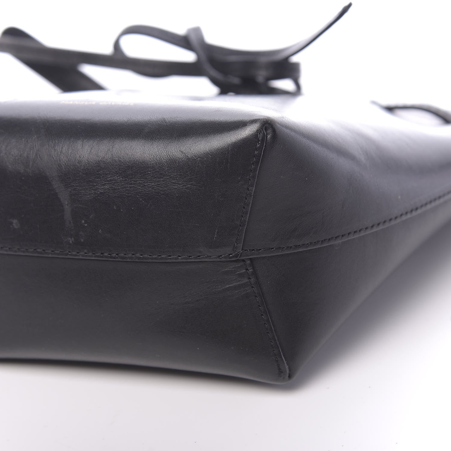 Mansur Gavriel Calfskin Mini Mini Bucket Bag Black Flamma 10 of 12