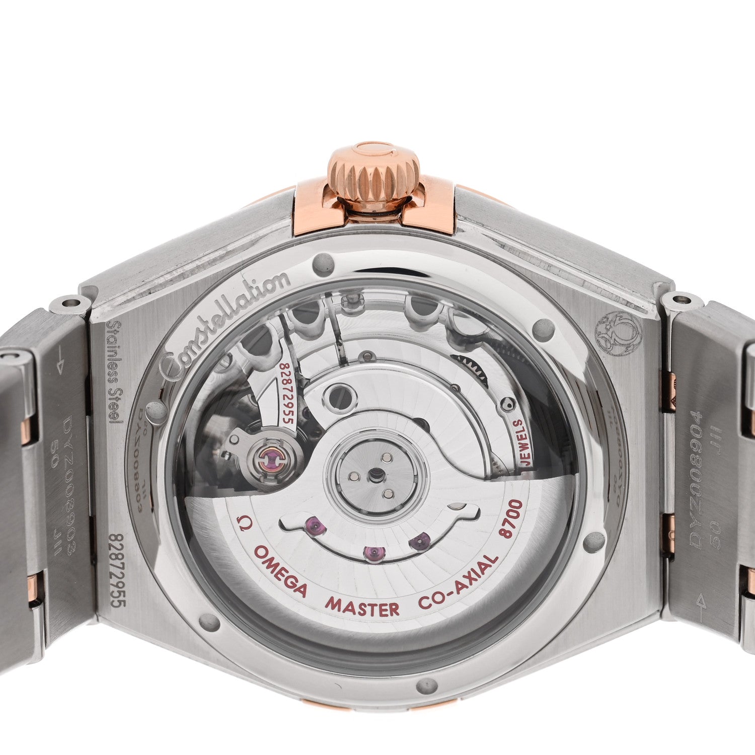 Omega Stainless Steel 18K Sedna Gold Diamond Bezel 29mm Constellation Automatic Watch 131.25.29.20.55.001 4 of 4