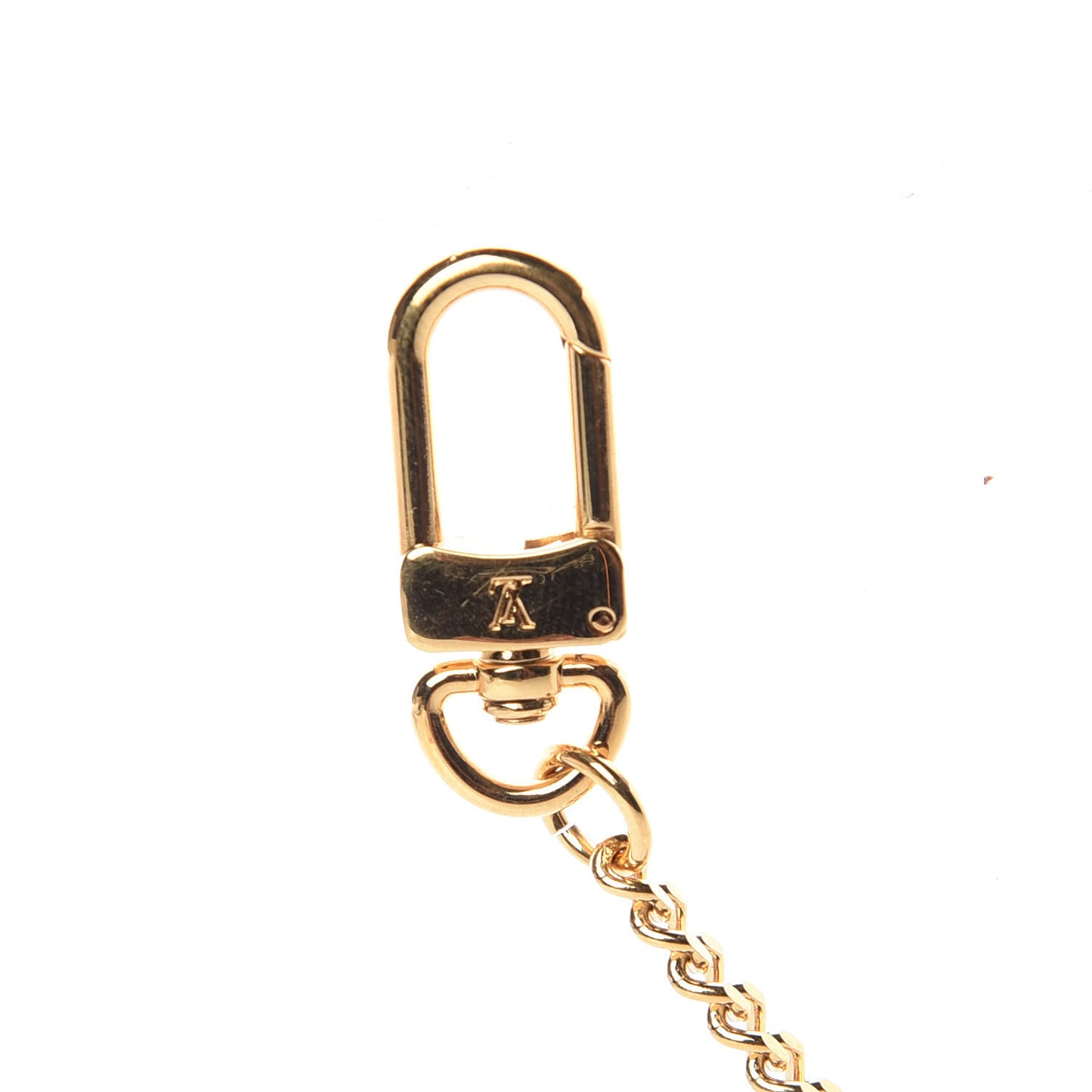 XL Pochette Extender Key Ring Chain Gold