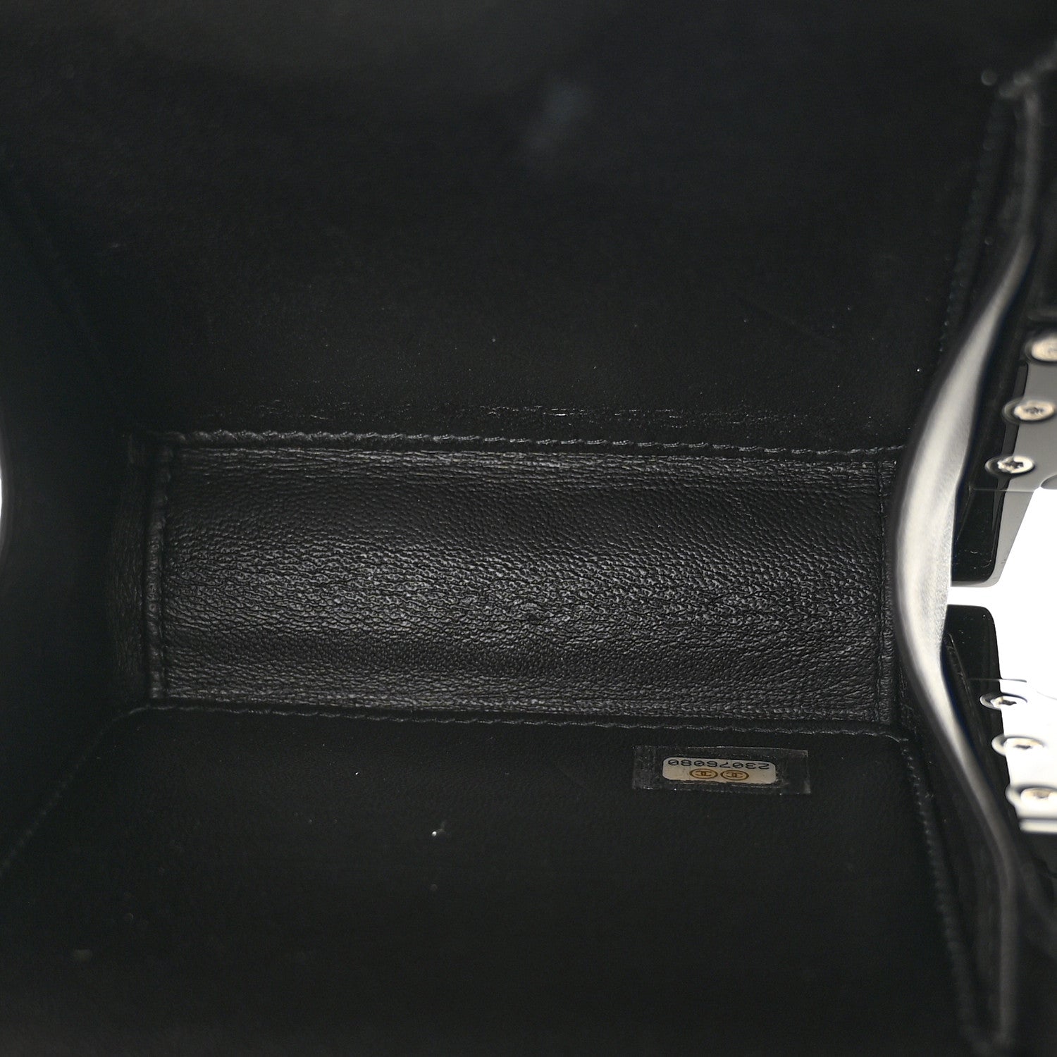 Chanel Plexiglass Crystal Buonasera Film Projector Minaudiere Clutch Black 4 of 10