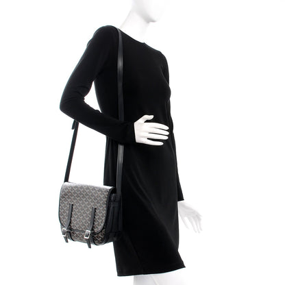 Goyard Goyardine Belvedere MM Messenger Bag Black 2 of 7