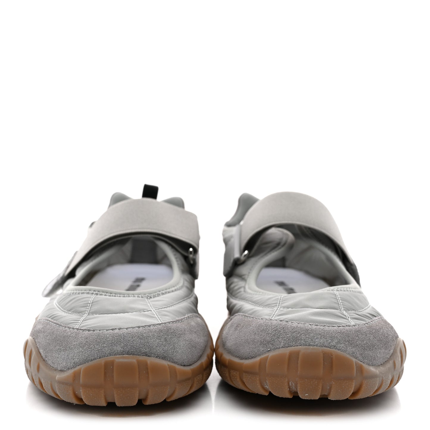 Technical Fabric Suede Womens Tyre Ballerina Flats 36.5 Cloudy Gray