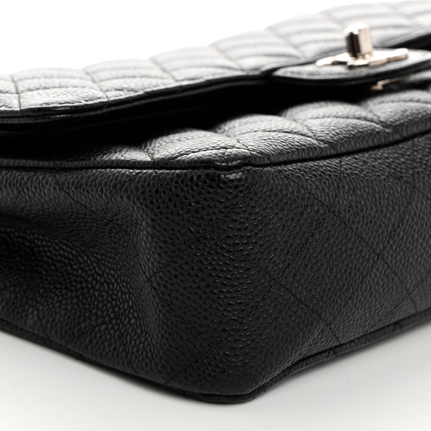 Chanel Caviar Quilted Medium Double Flap Black 9 of 11