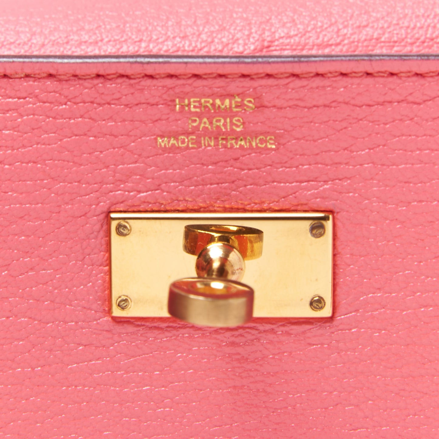 Chevre Mysore Kelly Longue Wallet Rose Lipstick