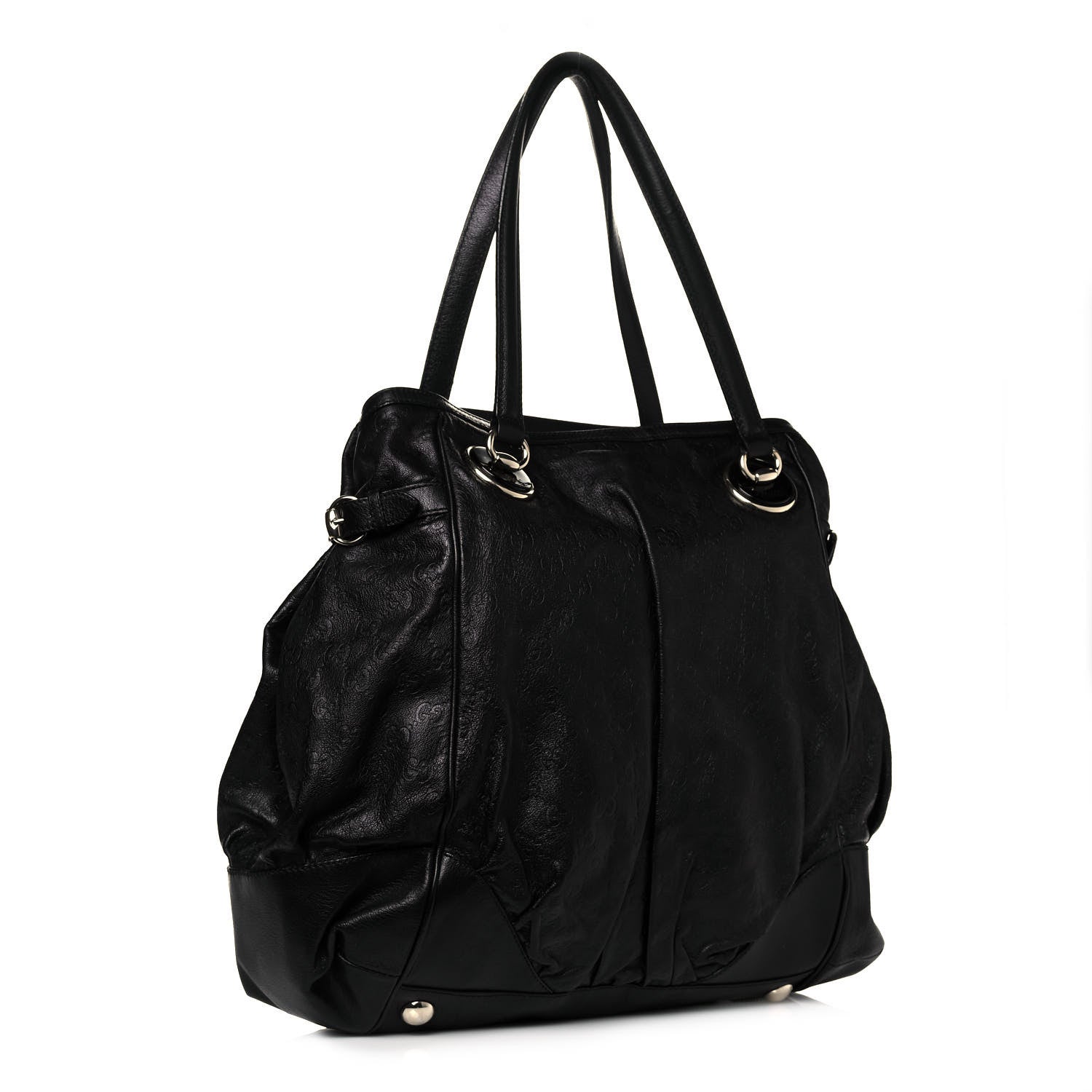 Gucci Guccissima Full Moon Tote Black 3 of 11