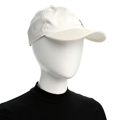 Chanel Cotton Sequin CC Cap Hat Ivory 2 of 8