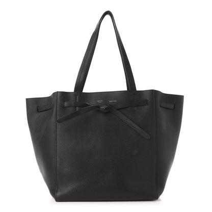 Celine Soft Grained Calfskin Small Belt Cabas Phantom Black 1 of 13