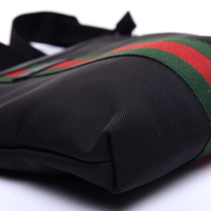 Gucci Techno Canvas Web Messenger Bag Black 6 of 13