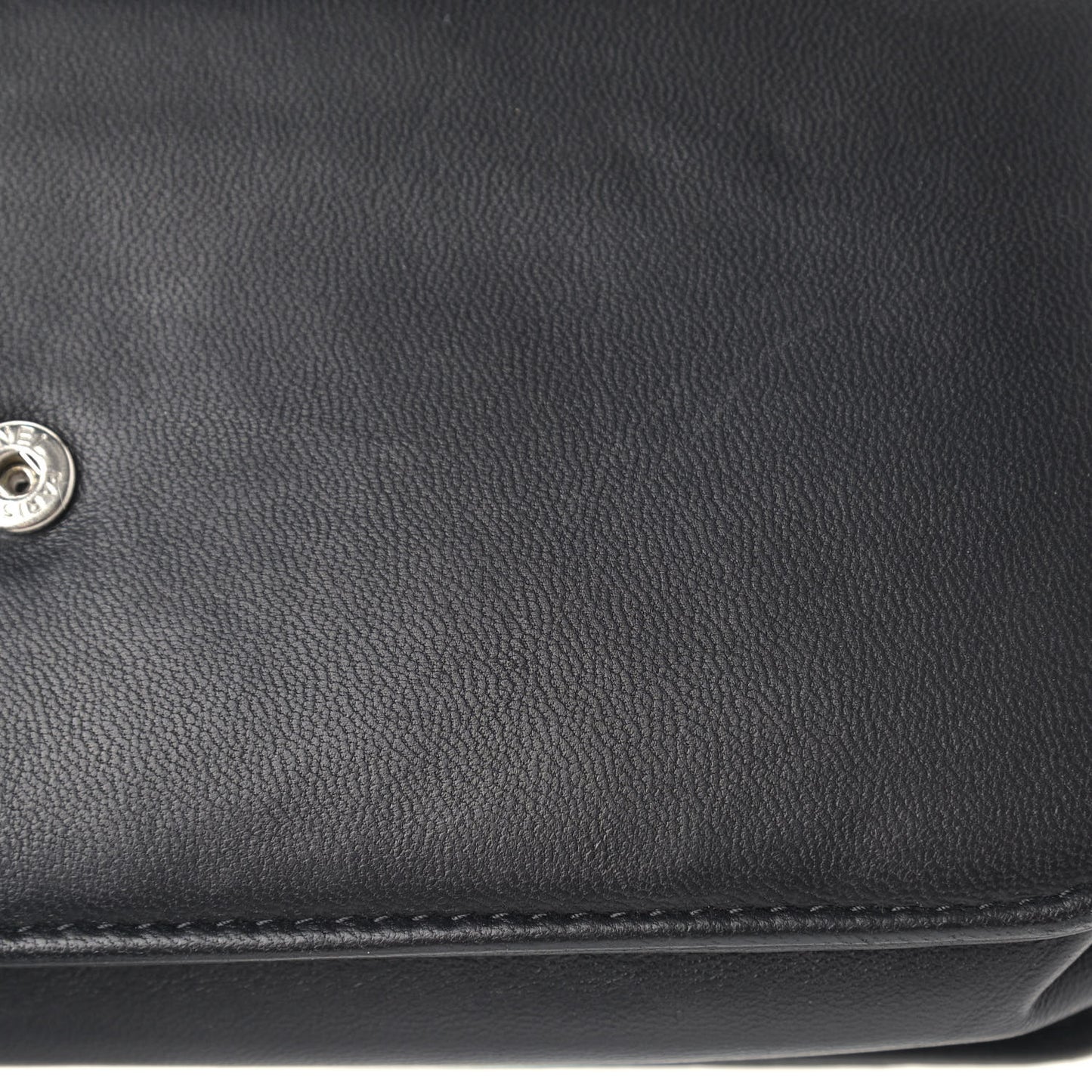 Lambskin Quilted Boy Wallet On Chain WOC Black